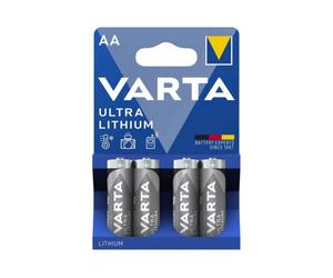 Varta 1500 Lithium piles AA x4