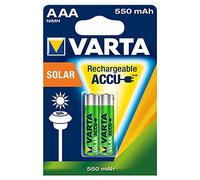 Varta Piles rechargeables Accu Solar AAA/HR03 NiMH 1,2V 550 mAh Lot de 2