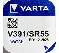 VARTA 391 LOT DE 1 PILE SILVER OXIDE 1,5V