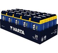 Varta Batterie alcaline 9V 04022-211-111 - Usage unique - Format prismatique - Lot de 20