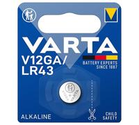 Varta - 4278101401 - Pile type v12ga 1.5 volts ELECTRONICS | emballage sécurité enfant, pour thermomètre médical, cardiofréquencemètre e voiture, télécommande, balance