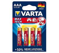 Varta Pile domestique 4703 AAA alcaline 1,5 V – 4 unités blister