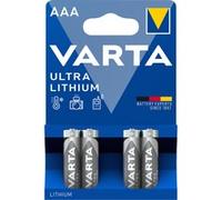 VARTA 4x AAA Lithium Batterie à usage unique