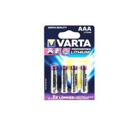 Varta 4x AAA Lithium Batterie à usage unique
