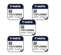 Varta 5 Piles oxyde argent V371 SR69 371 1,55V ( Accessoire alimentation ) -