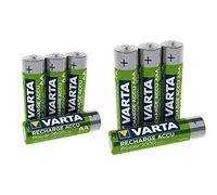 Varta Accu prêt à l'emploi - Batterie Rechargeable Mignon AA Ni-Mh (4-Pack, 2600 mAh) & Batterie Rechargeable Varta Accu Ready2Use AAA Ni-Mh (4-pièce, 1000 mAh)