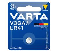 Varta Alcaline (1 pcs, LR41, 40 mAh), Batteries + piles