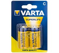 Varta® Batterie (2014) Superlife (Zinc de Charbon) R 14 VSL (C) 1,5 V, Lot de 2 en Blister