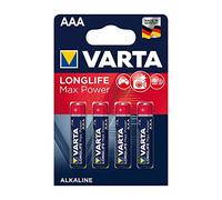 Blister de 4 piles LONGLIFE Max Power LR03 AAA 1,5V - VARTA - 4703110404