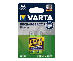 Varta Batterie d´accumulateur 1,2 V 2100 mAh R6-AA-Mignon HR6 2 2pces/blister VARTA Quantité:1