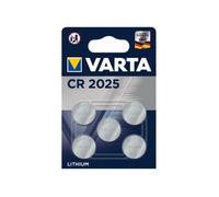 Varta Batterie Lithium, Knopfzelle CR2025 Blister (5-Pack) 06025 101 415
