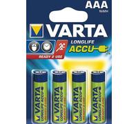 VARTA Batteries LR3 (AAA) X4 1000mAh (Ready To Use)