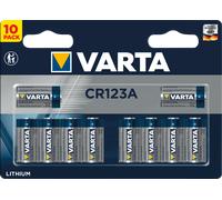 VARTA CR 123A SP - Pile lithium, CR123A, 1430 mAh, lot de 10