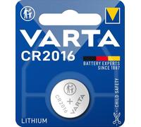 Varta cr2016 V 1 de BL (6016) Batterie Rechargeable Lithium 3 V Pas - Pas Piles Rechargeables (Lithium,/pièce, Bouton, 1 Pièces (E), 3 V CR2016, 90 mAh)