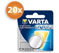 Varta CR2032 pile bouton lithium 3V 230mAh - pack économique de 20 pièces