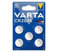 Varta Electronics CR2025 (5 pcs, CR2025, 157 mAh), Batteries + piles