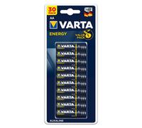 Varta Energy Pack de 30 Piles Alcalines AA LR6