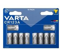 VARTA Pile cylindrique au lithium CR123A 3V, CR17345, Batterie