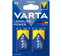 Varta LongLife 6LR61 Pack 2 Piles 9V