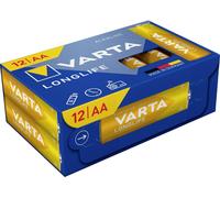 VARTA Piles AA Longlife LR6 alcalines 1,5 V – Pack de 12