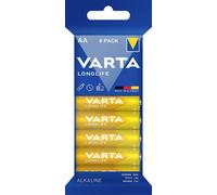 Varta LONGLIFE AA Folie 8 Pile LR6 (AA) alcaline(s) 2800 mAh 1.5 V 8 pc(s)