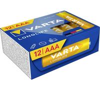 VARTA Longlife AAA Cube Pack12 Pile LR3 (AAA) alcaline(s) 1.5 V 12 pc(s)