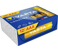 VARTA Longlife AAA Cube Pack12 Pile LR3 (AAA) alcaline(s) 1.5 V 12 pc(s)
