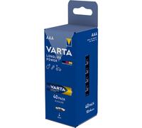 Varta Piles alcalines LONGLIFE Power LR03 (AAA) 1,5 V 1200 mAh – Pack 40