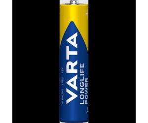 Varta Longlife Batterie Alcaline AAA 1.5V 44.5mm 10.5mm 11.4g Réf 04903-121-132