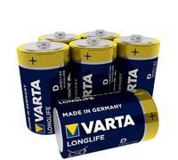 Varta Longlife Pack 6 Piles Alcalines D LR20
