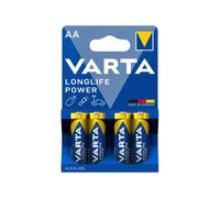 Varta Piles Longlife Power LR6 (AA) alcalines – Pack de 4 (4906)
