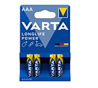 Varta Longlife Power Micro AAA 04903121414 A 2000 , 5 V alcaline 4903 blister 4