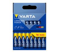 VARTA Longlife Power Piles alcalines AAA x16
