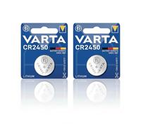 VARTA Lot de 10 Blisters de 2 Piles Lithium 6540 CR 2450