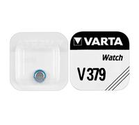 VARTA Lot de 10 piles oxyde argent pour montres, V379 (SR63), 1,55 Volt