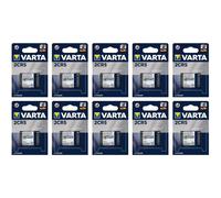 VARTA Lot de 10 Piles Photo "Professional Lithium" 2CR5 6,0 volt