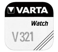 VARTA Lot de 12 Piles oxyde argent pour montres V321 (SR65) 1,55 Volt