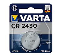 VARTA Lot de 2 Pile bouton lithium "Electronics", CR2430, 3,0 Volt Blister de 1