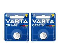 VARTA Lot de 2 Piles bouton lithium "Electronics" CR1616 3 Volt