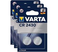 VARTA Lot de 3 Blisters de 2 Piles Lithium 6430 CR 2430