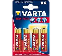 Varta Lot de 3 Blisters de 4 Piles Alcalines Maxi Tech Mignon (AA/LR6) 1,5 Volts 11510406