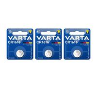 VARTA Lot de 3 Piles bouton lithium "Electronics" CR1616 3 Volt