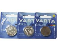 VARTA Lot de 3 Piles bouton lithium "Electronics" CR2430, 3 Volt