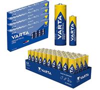 Varta Lot de 40 Stk mignon AA + 40 x micro AAA alcalines Industrial Quality