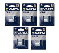 VARTA Lot de 5 Blisters 1 pile photo "Professional Lithium" CR-P2 6 V