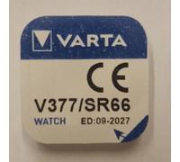VARTA Lot de 6 Blisters de 1 Pile oxyde argent"Watch" V377 (SR66) SR626SW 1,55 Volt