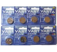 Varta Lot DE 8 Piles Rondes Lithium CR 2032 3V
