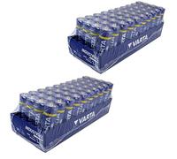 Varta Lot de 80 Piles alcalines AA LR06 1,5 V Industriel Shrinkwrap