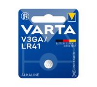 Varta LR41 Pile Alcaline 1.5V - Batterie à Usage Unique, Acier Inoxydable, Conditionnement Blister - Référence Varta 24261-101-401 - 1 Pièce