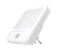 Varta Veilleuse Motion Sensor Plug Light – LED 18 lm – Détecteur de mouvement – Blanc chaud, blanc